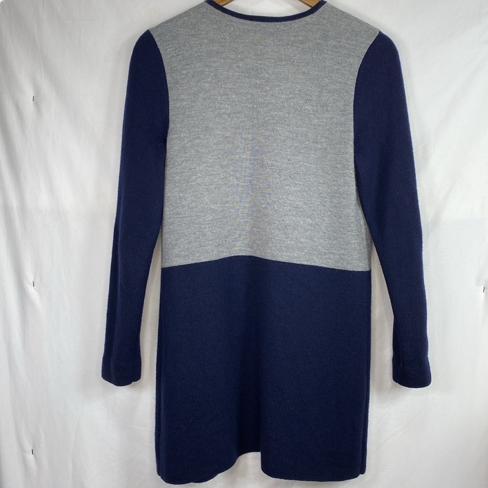 Talbots Mp Merino Wool Blend Open Front Long Line… - image 2